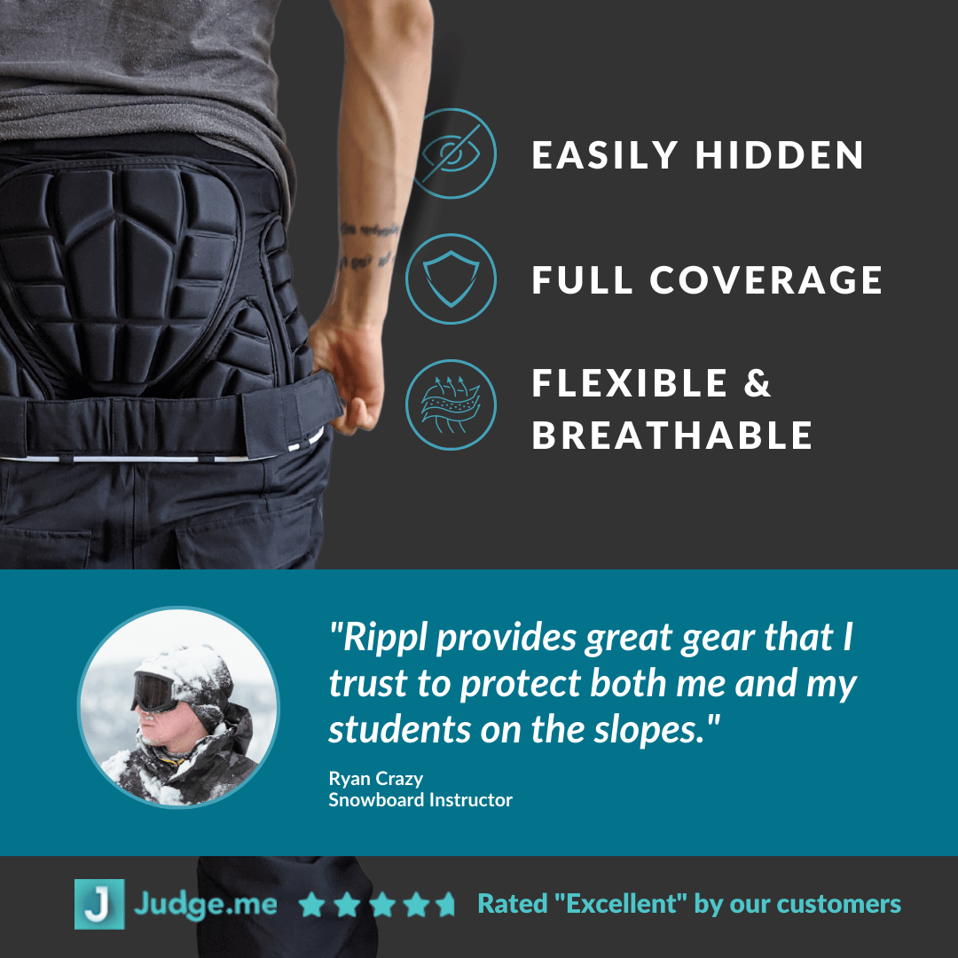Snowboard Impact Shorts + FREE Elbow or Knee pads